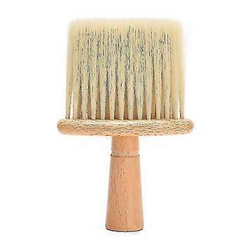 Barber Hair Beard Cutting Brush Professional Face Cleaning Hairbrush Neck Duster BrushBeige