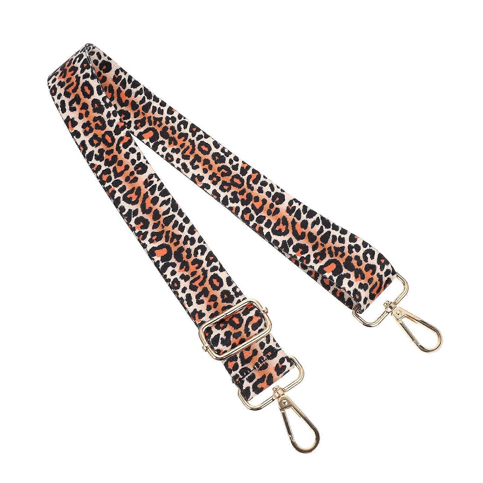 Leopard Prints Adjustable Bag Strap Nylon Shoulder Strap Replacement for Decoration