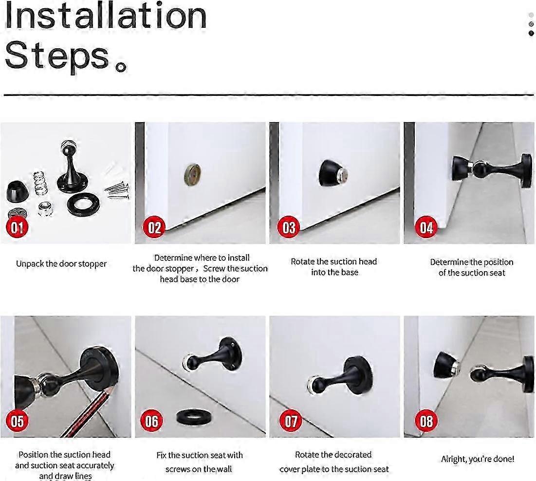 Brushed Bronze Wall Door Stopper