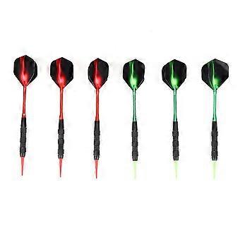6PCS Professional Colorful Safe Soft Nickel Black Iron Fashionable Unique Competitive Entertaining Dart Kit Attractive