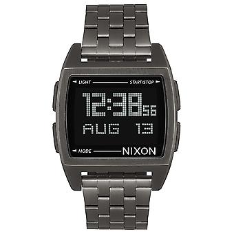 Nixon pohja katsella digitaalisen kvartsi mies A1107632 ruostumaton teräs ranne koru