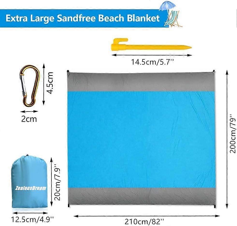 Sand-Free Quick-Drying Lightweight Beach Blanket