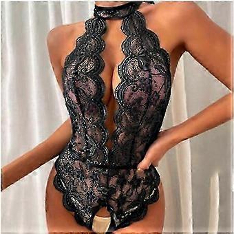 Women's Babydoll Sleepwear, Lace Nightgown with G-string Bottom, Size 25-26