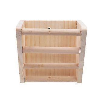 Wooden Automatic Hay Feeder for Pet, Guinea Pig, Horse & Bunny - Hay Manger & Holder