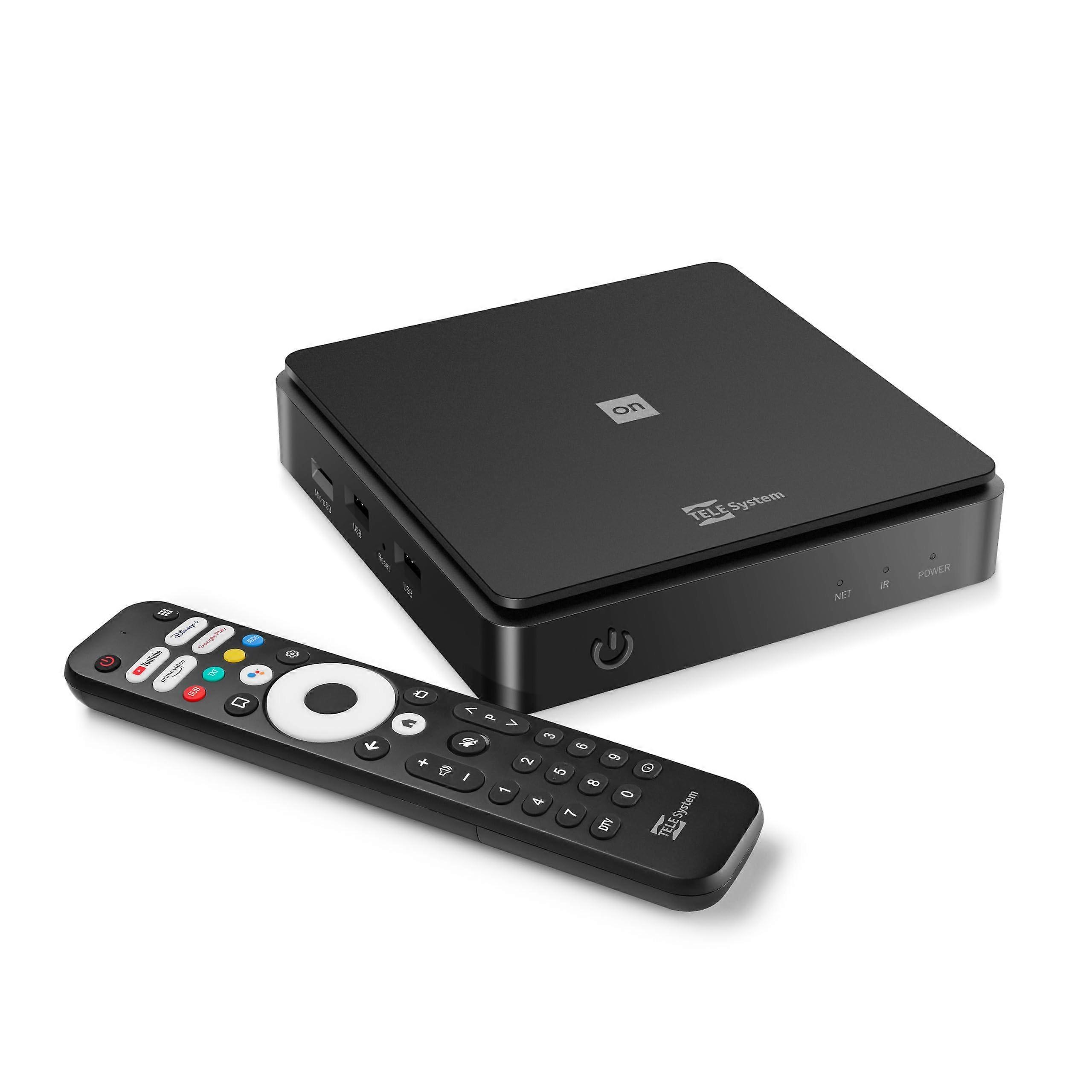 Digitale terrestrische Android TV-decoder, DVB-T2 HEVC HDR10+ HLG
