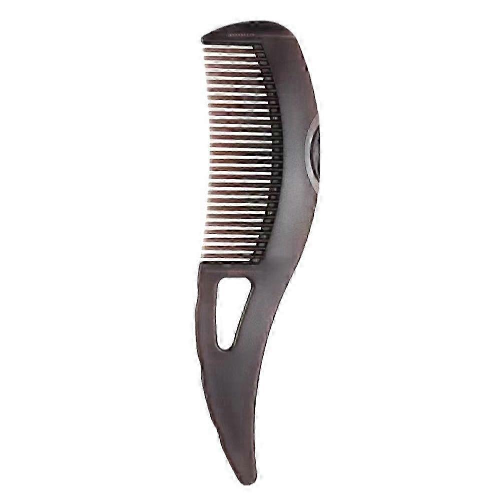 Hollow-Tooth Dandruff Comb With Easy-Clean Button