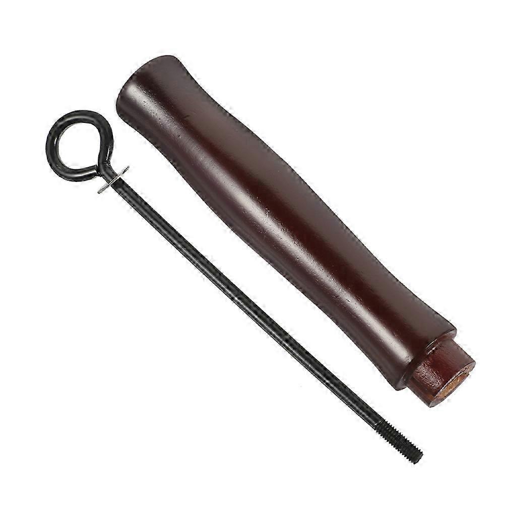 Brown Wooden Cookware Handle Set