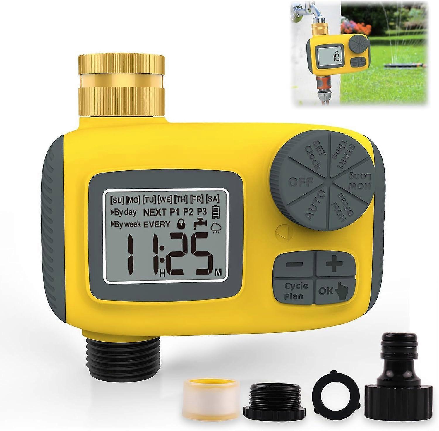 3-Plan Brass Sprinkler Timer IP55