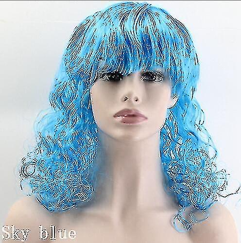50cm Synthetic Hair Wig Body Wave Halloween Masquerade Cosp