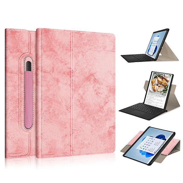 Luxury Magnet Case For Microsoft Surface Pro 8, Flip PU Leather Protective Shell