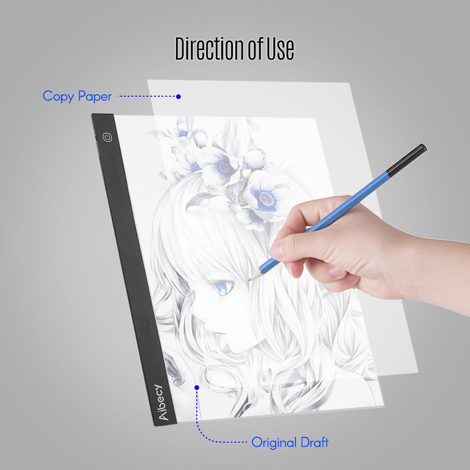 A3 Led Light Panel Graphic Tablet Light Pad Digital Tablet Copyboard With 3-level Dimmable Brightness For Drawing Copying