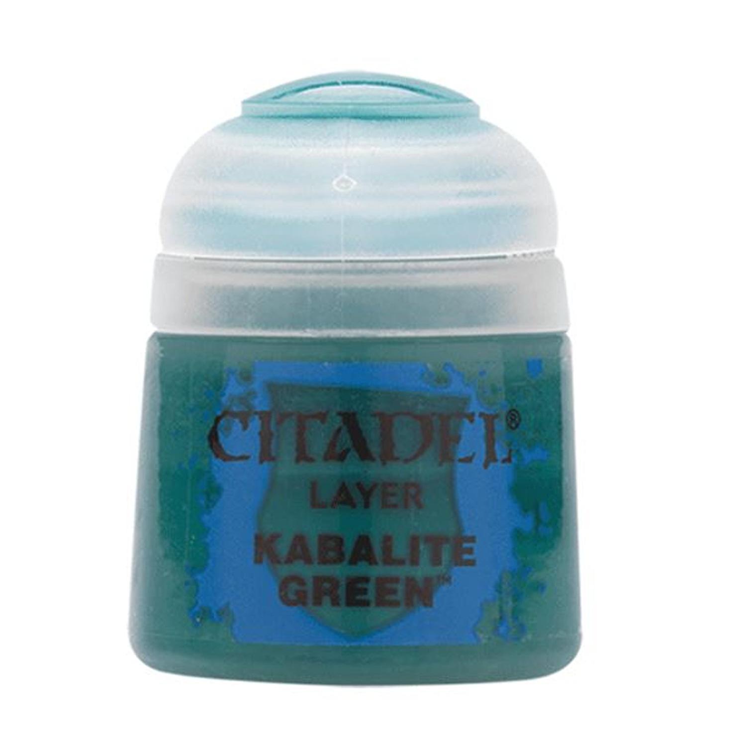 Games Workshop - Citadel Colour Layer: Kabalite Green (12ml) Verf