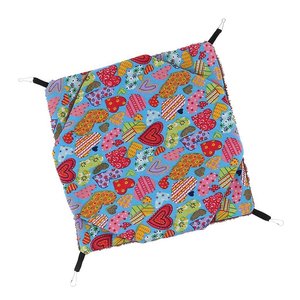 Soft Warm Durable Reusable Bunk Pet Hammock Sleeping Bag Heart L