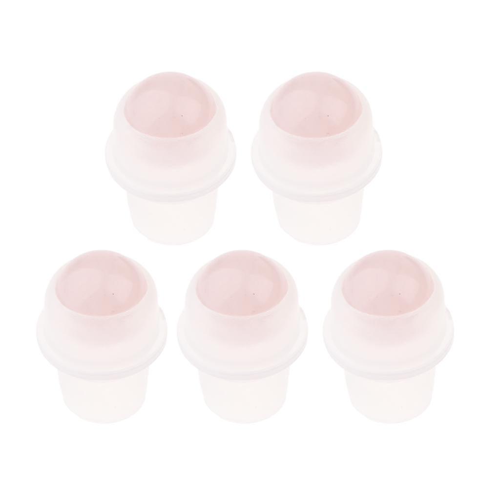 5Pcs Replacement Ball Roller Tops for Essential Oils Bottles  Pink