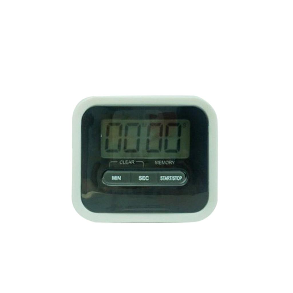 Kitchen Electronic LCD Digital Timer Cooking Alarm Reminder Count Down Black