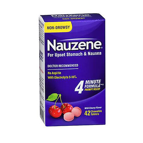 BPH Nauzene Chewable Wild Cherry Flavor, 42 Tabs (Pack of 1)