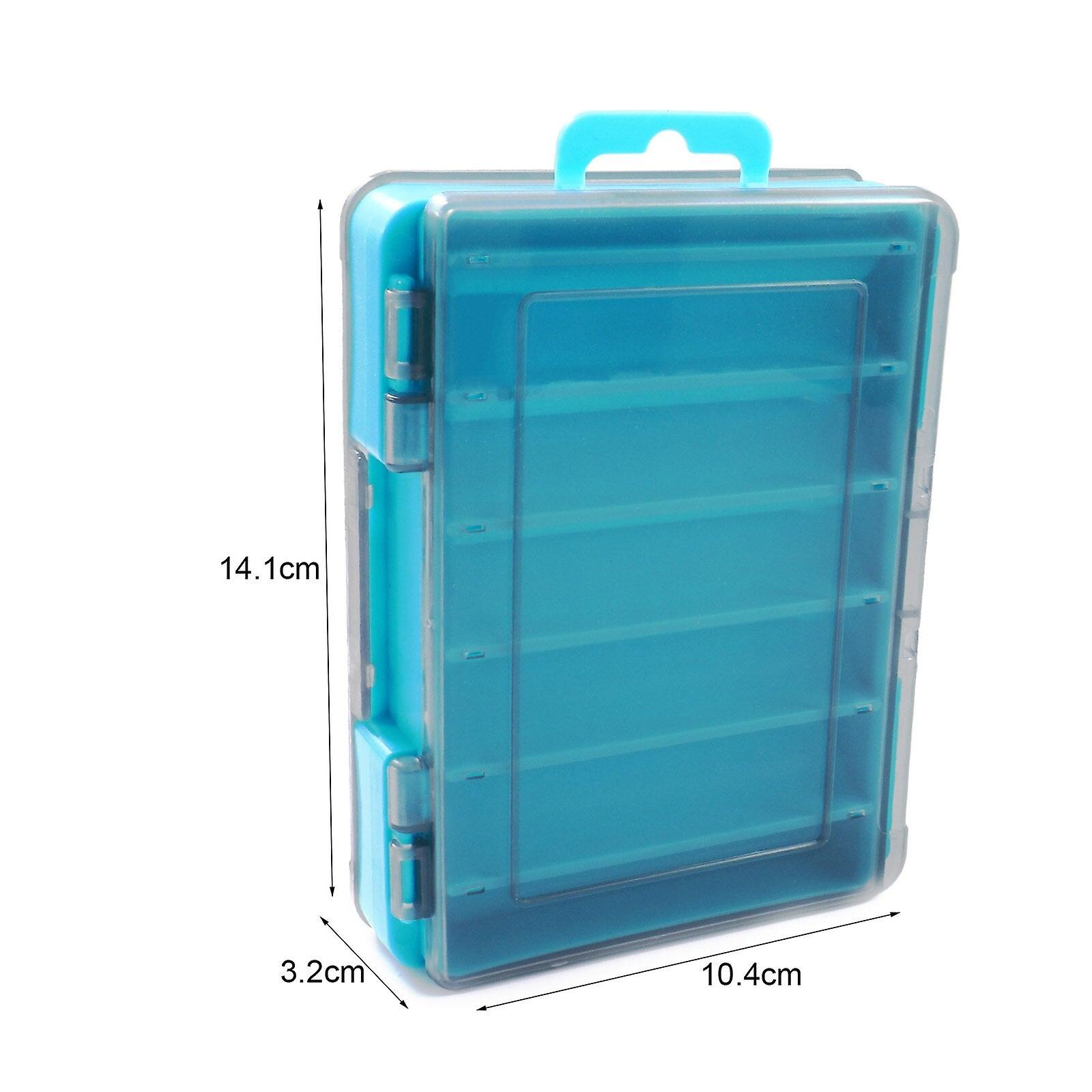 Double Layer Fishing Tackle Boxes Lure Storage Two Sided Open Case Compartments Container Baits Gear Accesorios Pesca Tool Box