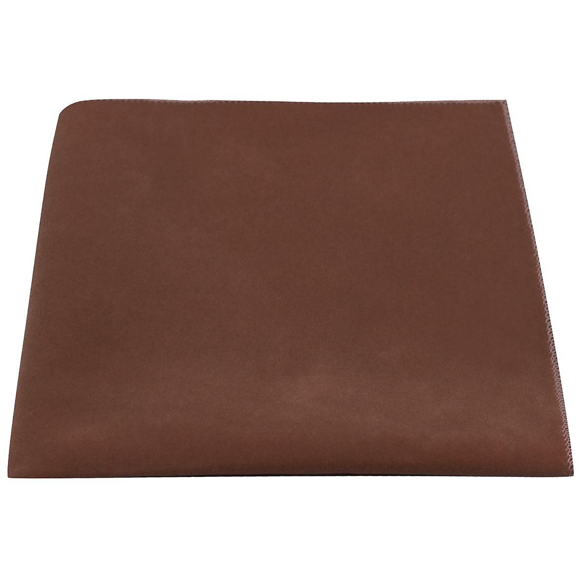 Gingerbread Brown Velvet Pocket Square