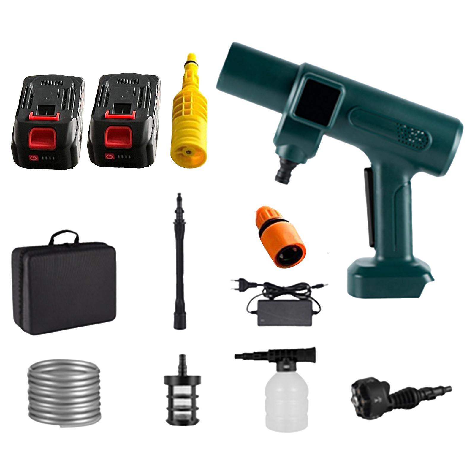 Power Washer Portable Cordless Pressure Washer for Patio Cleaning Fences Car Two batteries charge