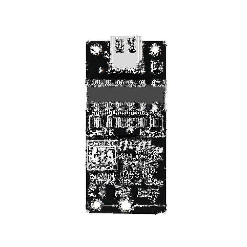 M.2 To Usb 3.1 Type C Adapter Pcie Nvme Ssd M.2 Sata Ssd To Usb C Riser 10gbps Dualprotocol Support
