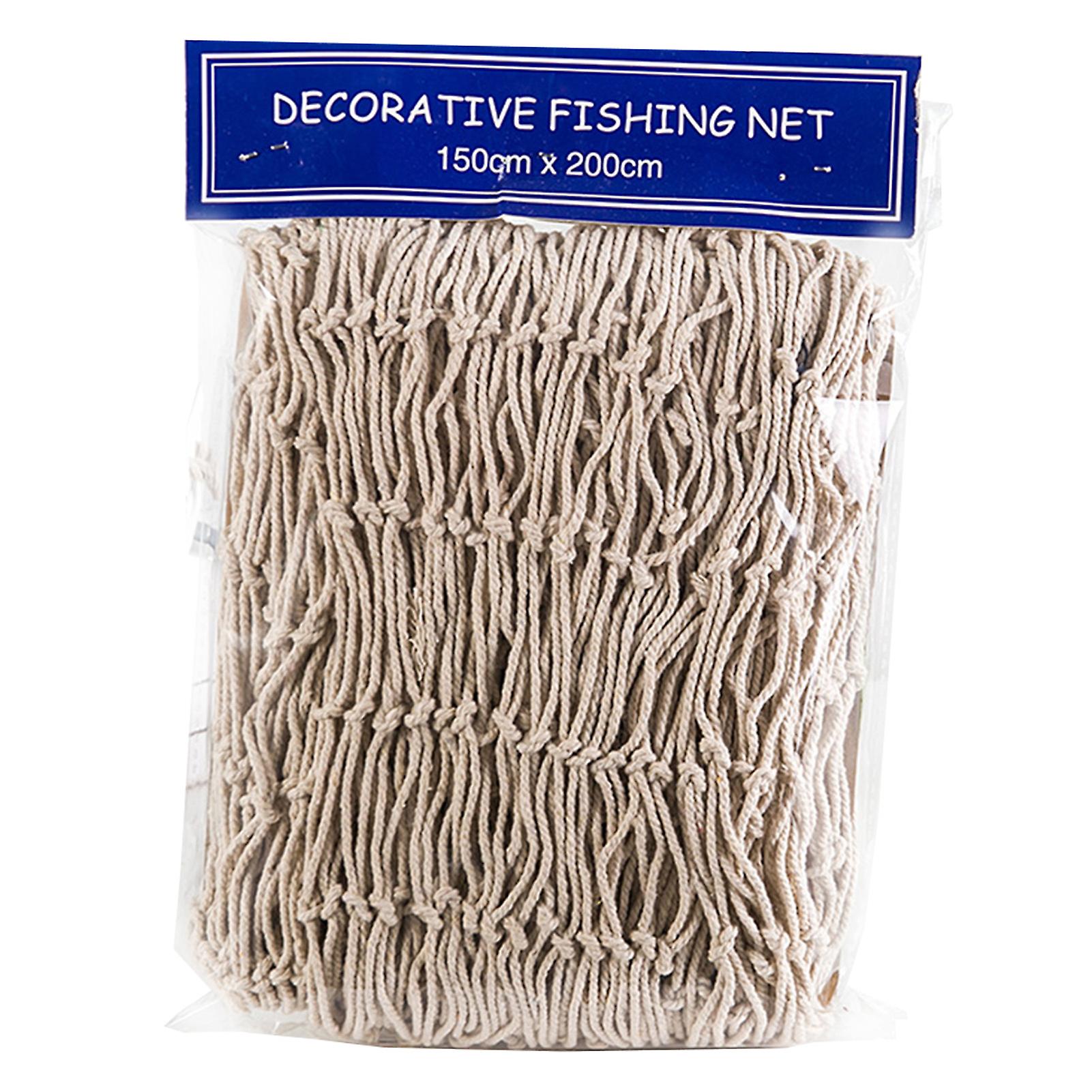 Fishing Net Wall Hangings Decoration Mediterranean Style Fishing Net For Beach Wedding Cafe Decor