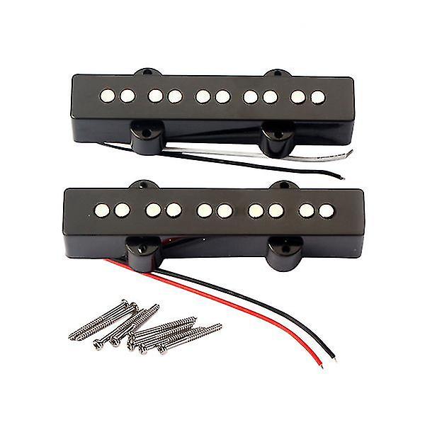5 String Electric Bass Pickups Bridge Neck Pickups Set For Jazz Jb Bass Guitar Open Style Guitar Par