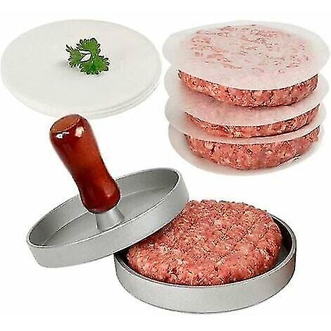 Burger Meat Press - 12cm Paint Matte + 100 Sheets Of Silicone Oil Paper