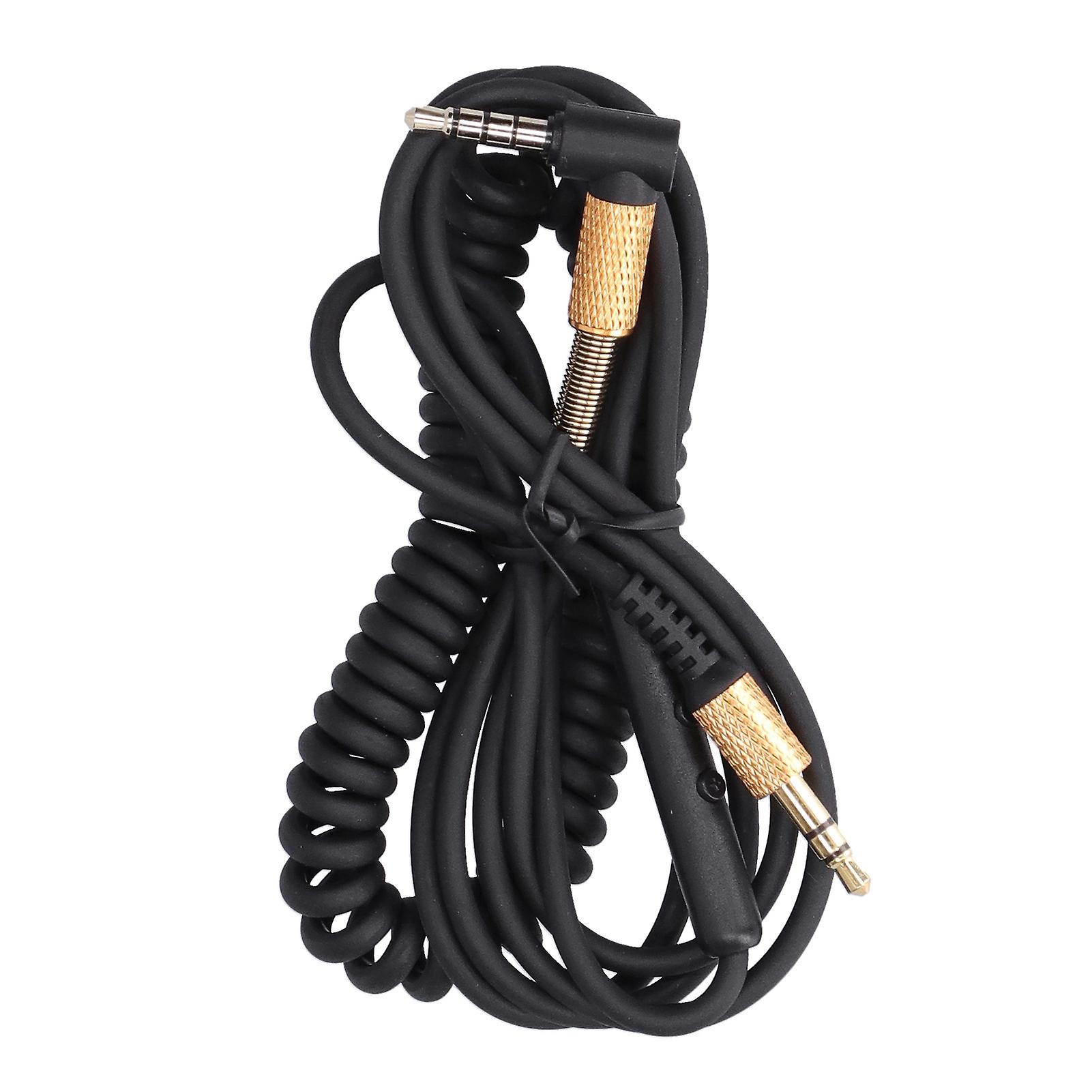 Coiled 3.5mm o Cable with Volume Control for Major/Major 2 - Durable & Versatile
