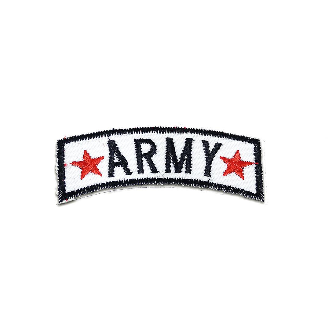 Patch - Army Military – white – 6.8x2.8cm - patch