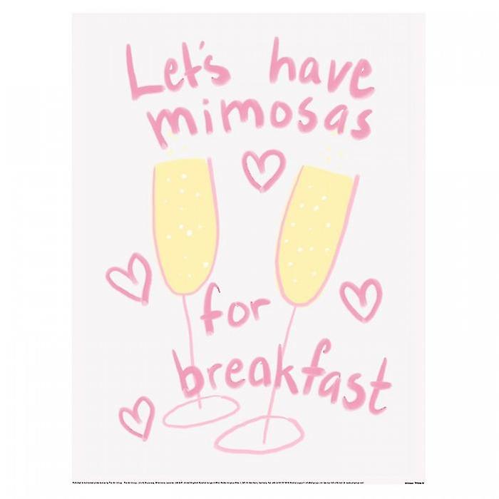 Athene Fritsch Mimosas Champagne Flute Print