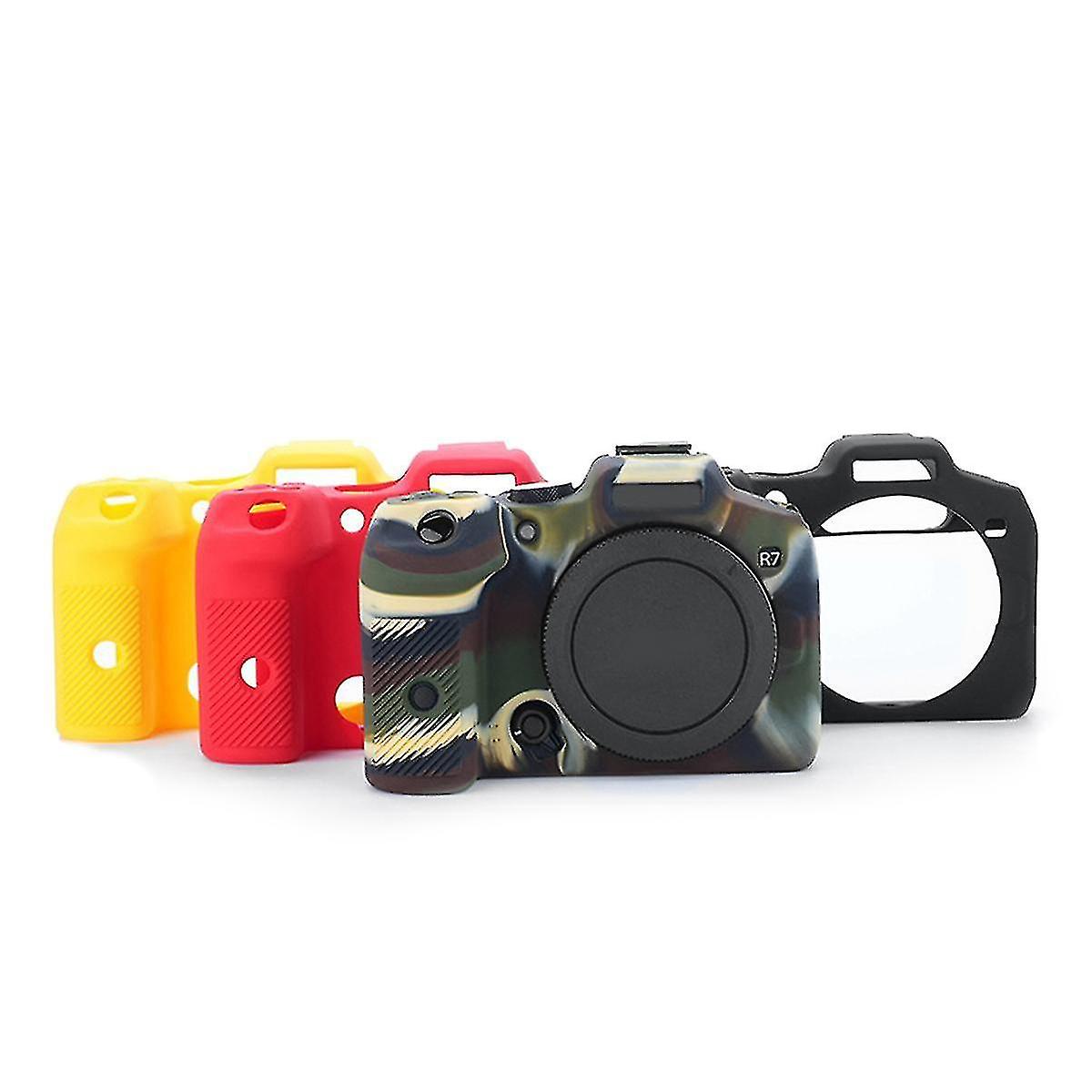 Camera Protective Case Suitable For R7 Camera Silicone Case R7 Slr Camera Protective Case Yellow