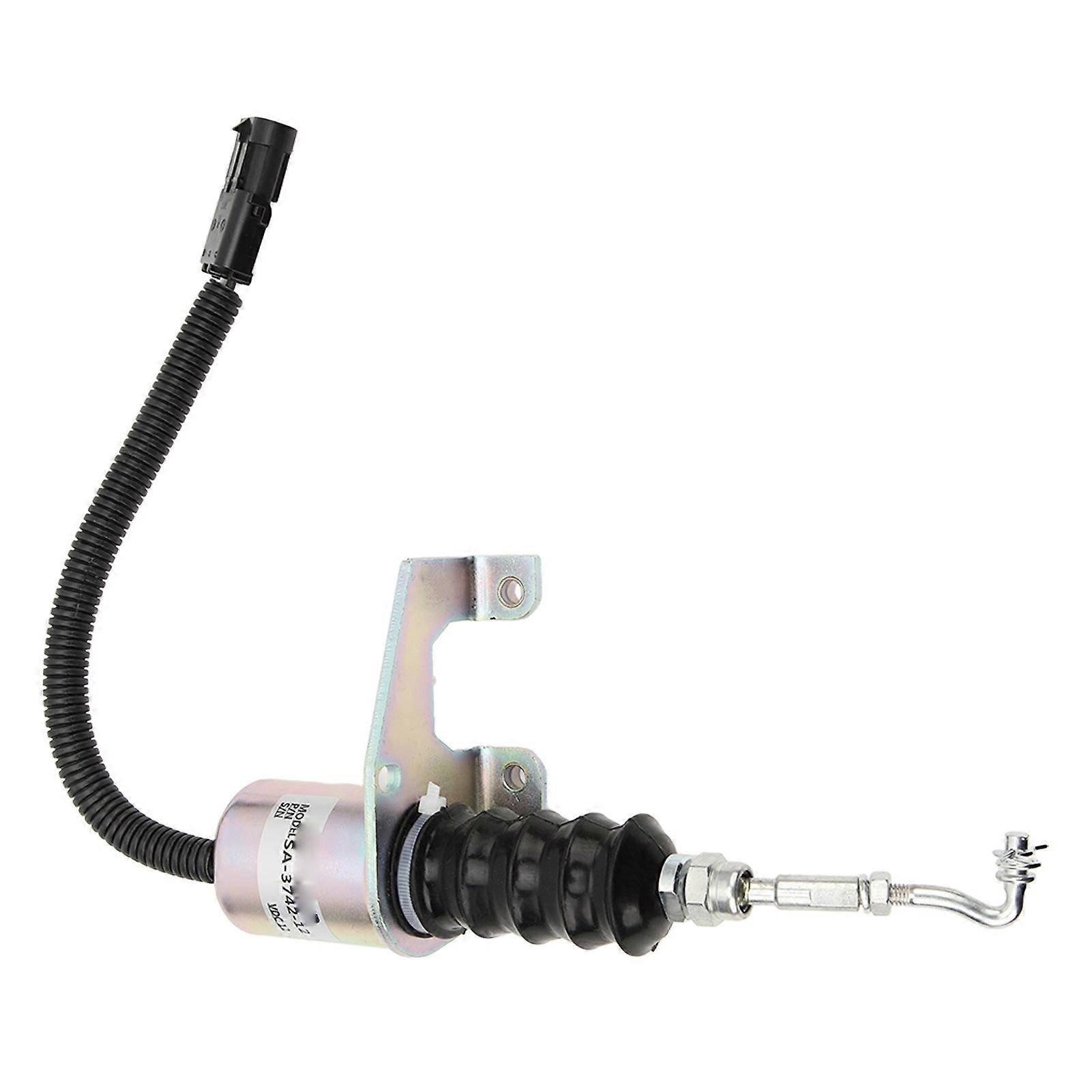 Fuel Shut Off Solenoid Valve Engine Stop Flameout Shutdown Tool SA‑3742‑12 3932017 DC12V for Deutz RSV 