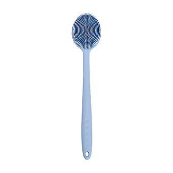 Siliconen badborstel Antislip Lange Handgreep Douche Scrubber voor Thuis Badkamer Nieuw