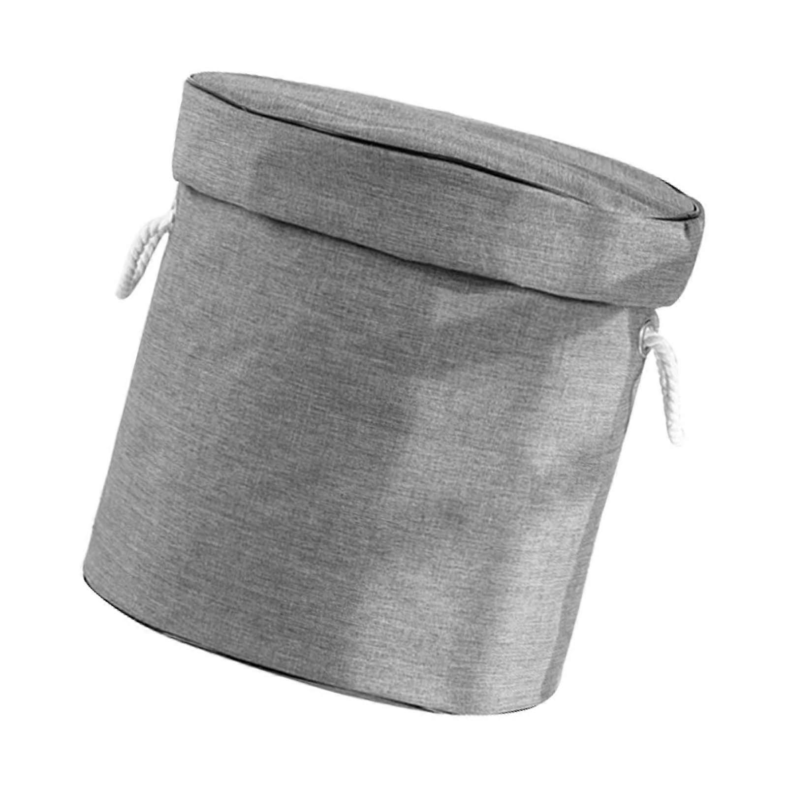 Toy Storage Bag Play Mat Small Bricks Blocks Clean Up Container Household Supplies L Gray(approx. 550g/19.4oz) 