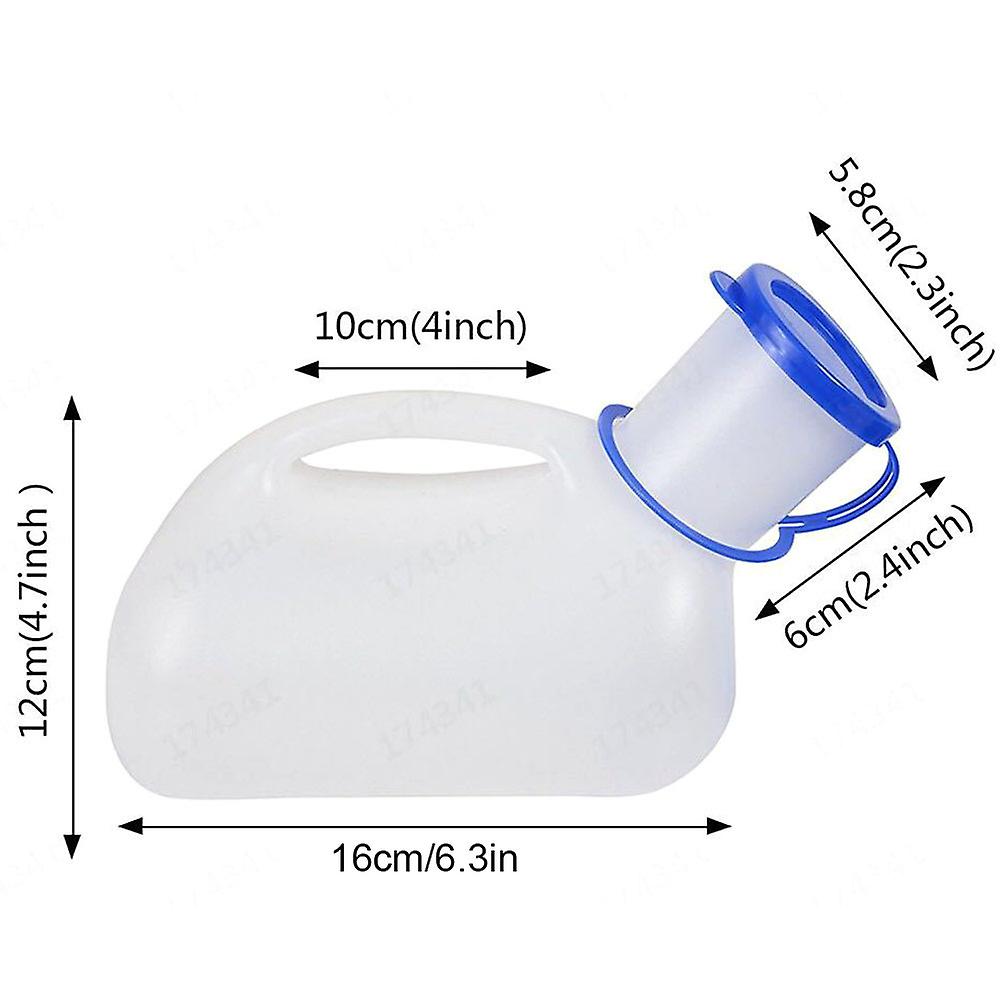 1000ML Unisex Urinal Urine Bottles Potty Training Urinal Durable Portable Urinal Toilet Bottle