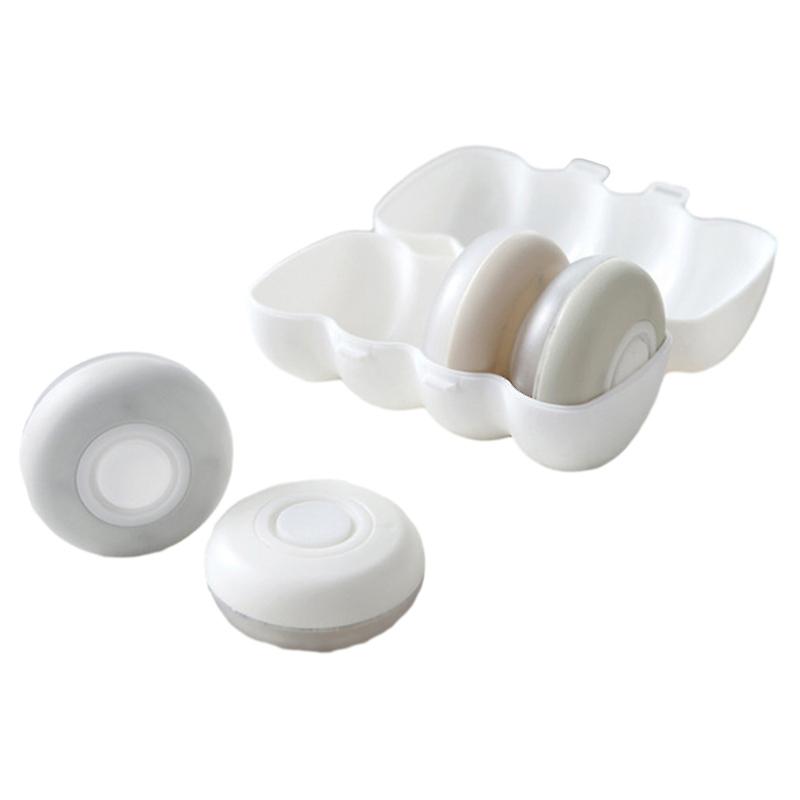 4Pcs Packing Box Space-saving Refillable Shampoo Emulsion Bottles Portable Leakproof Storage Box for