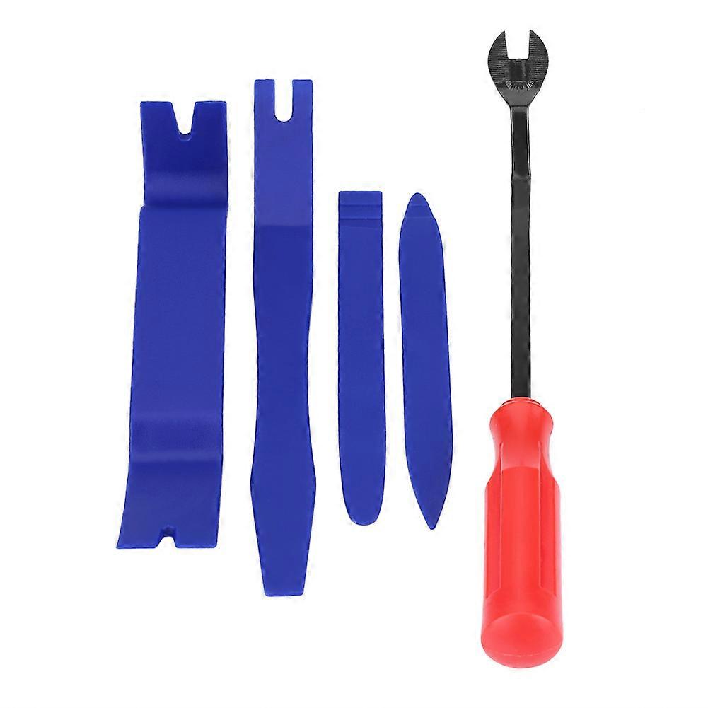 Radio Install Tool,5pcs Hard Plastic Auto Pry Tools Kit Radio Removal Tool Tailored for Perfection