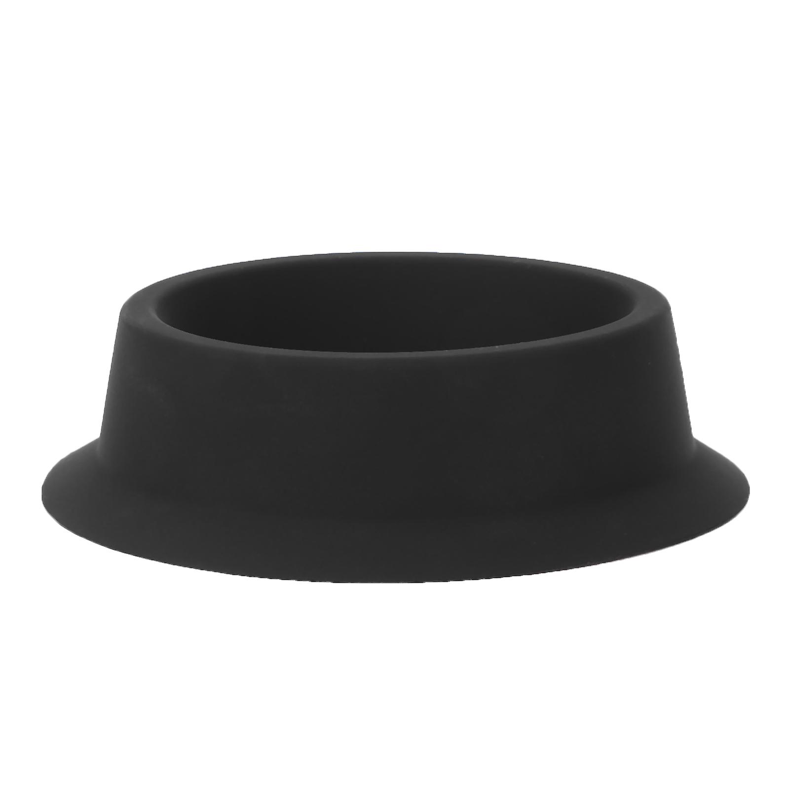 Silicone Shaving Bowl for Barber Shop Portable Shaving Soap Foaming Cream (Black)