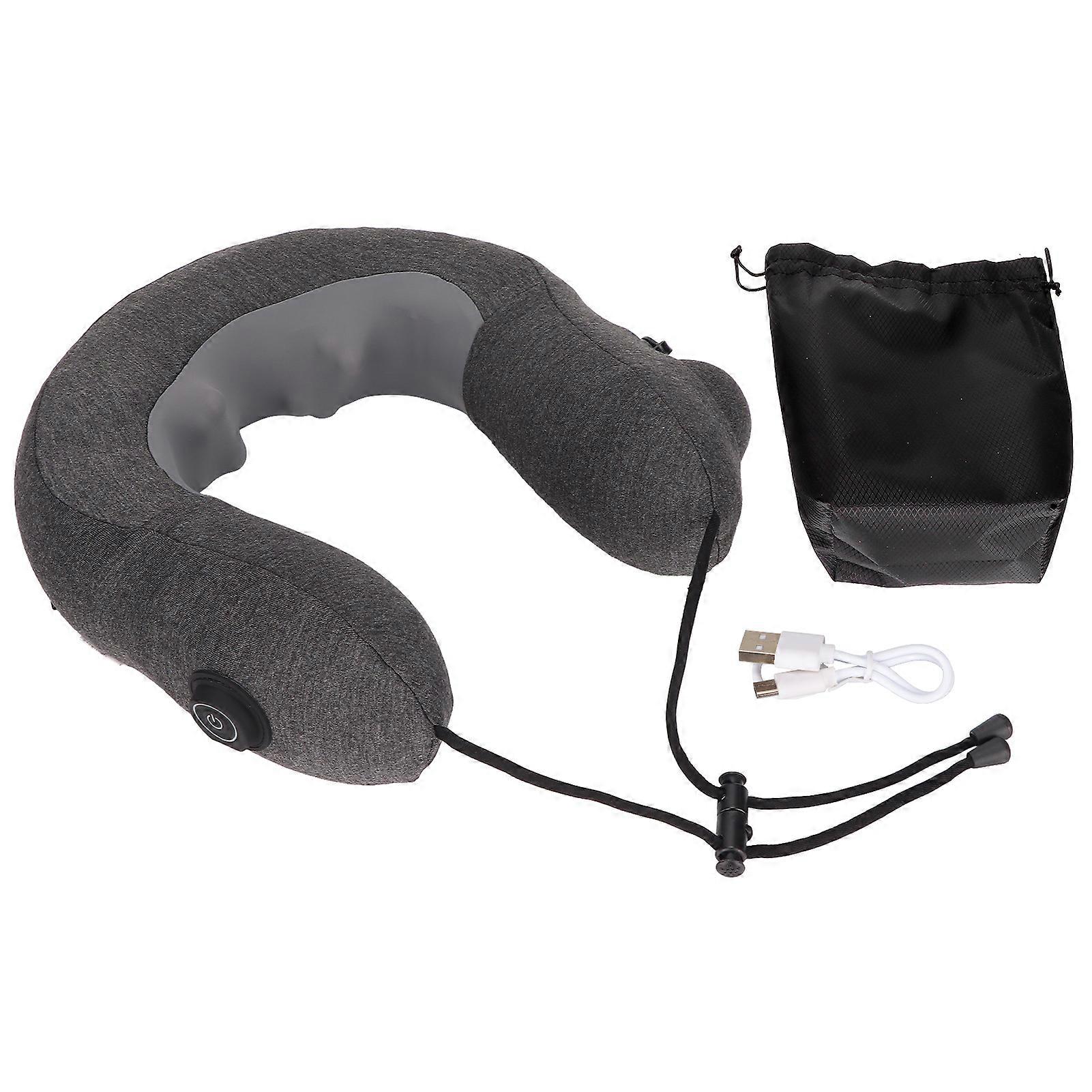 U Shape Travel Neck Pillow Potable Automatic Inflation Neck Support Pillow for Car Office