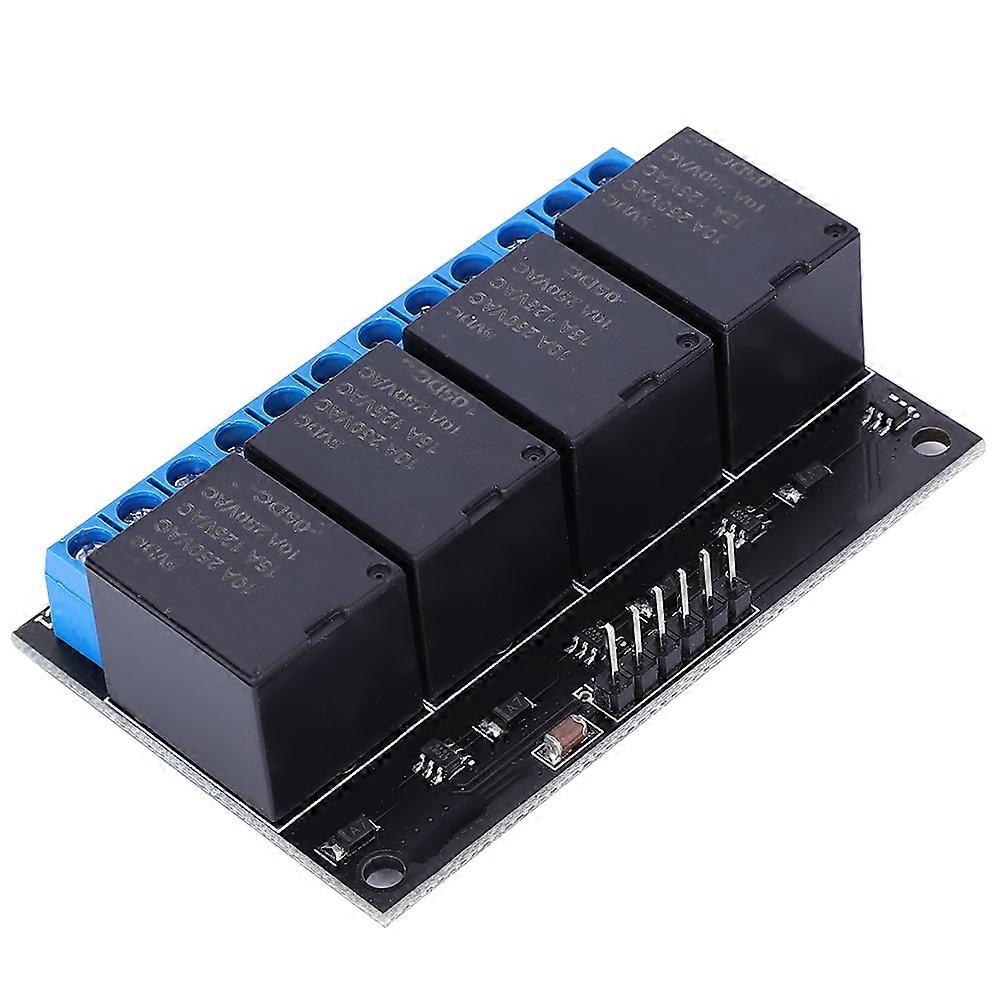 4 Channel Bistable Self Locking Relay Module Button MCU Low Level Control Switch 5V Accuracy