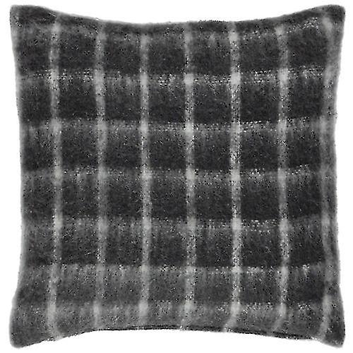 Yard Yarrow Faux Mohair Checked Cushion Cover