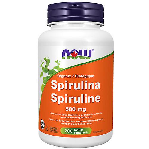 Organic Spirulina,500mg,200 Tabs by Now