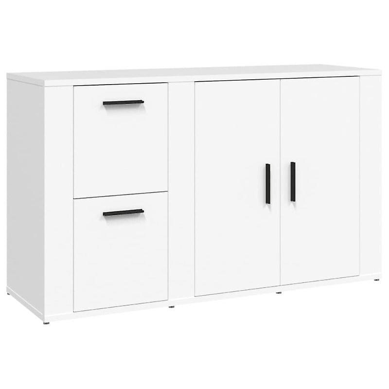Sideboard White 100X33x59.5 Cm Engineered Wood Sideboards & Buffets