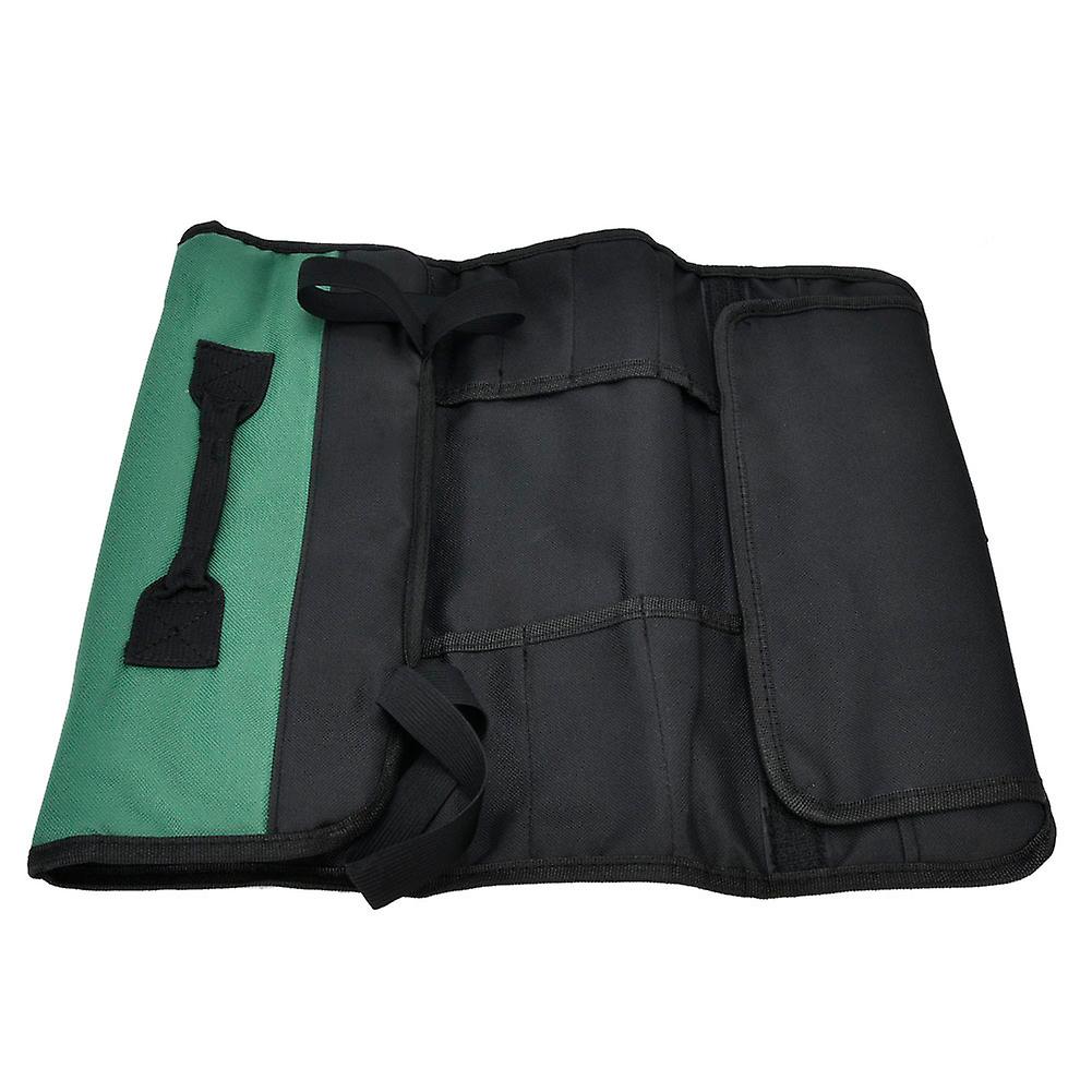 Multi-function Portable Oxford Cloth Hardware Hand Wrench Tool Storage Bag Organizer(Green)