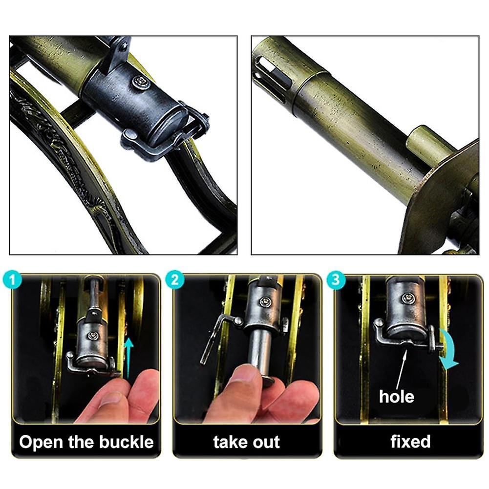 Zinc Alloy Firecracker Artillery Firecracker Launcher Mini Cannon Model