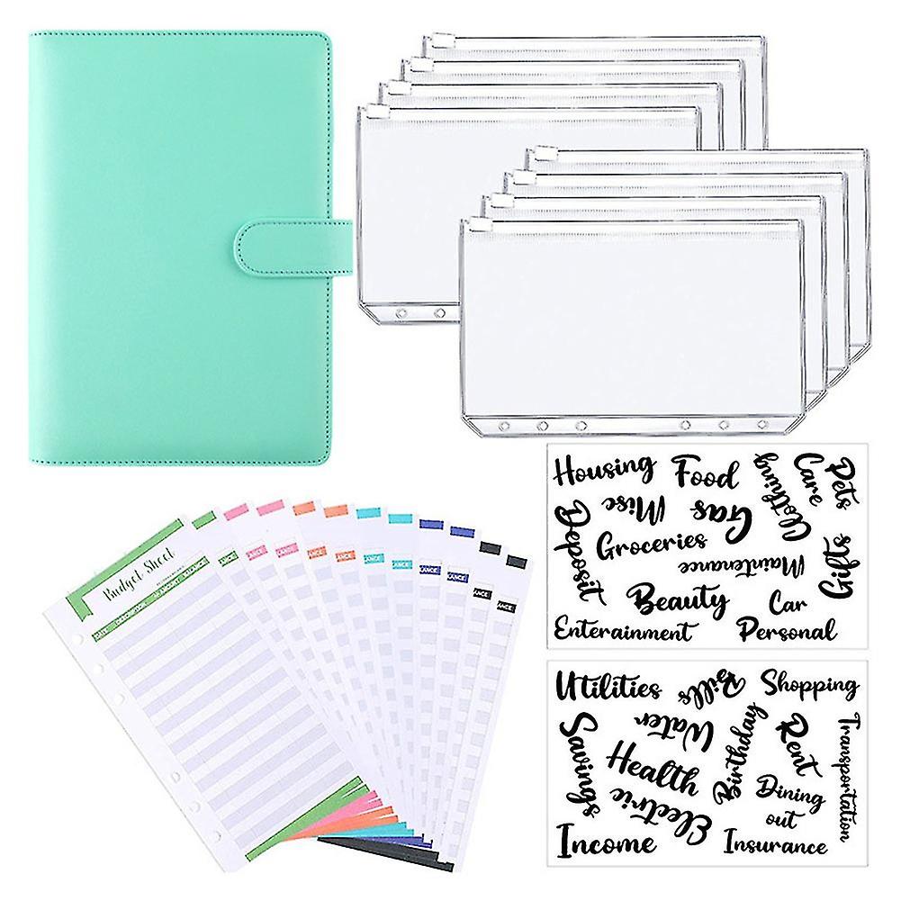 Macaron 6-Hole Loose-Leaf Books Set Handwriting Notebook for School Office