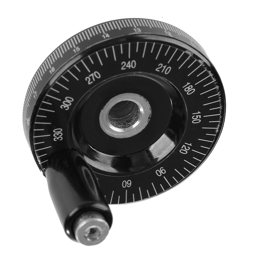 63mm Solid Bakelite Hand Wheel with Handle for Machines