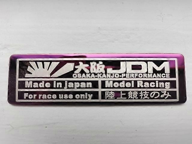 2.8 inches JDM Retrofit Racing Car Waterproof laser Stickers Decals