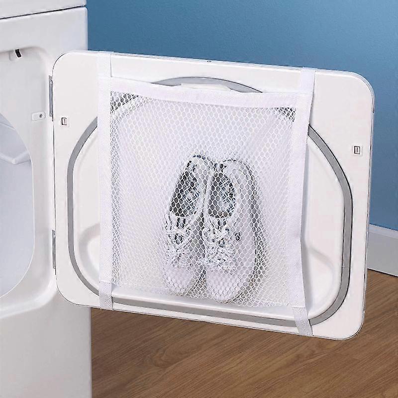 Durable Sneaker Dryer Bag, Fabric Washing Machine Washing Bag, Wash Guard Bag With Elastic Strap And Zippers, Washing And Drying Special Bag For Shoes