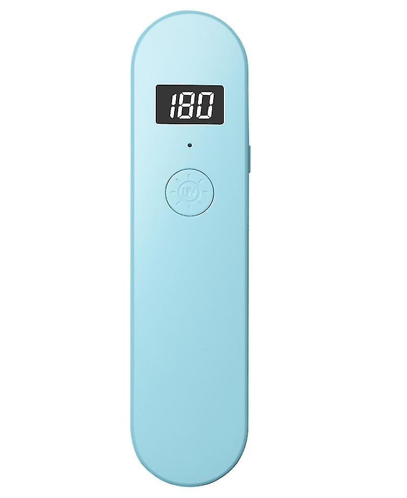 Blue Household Handheld Uv Disinfection Stick, Portable Uvc Disinfection Lamp With Flashlight Az10027